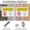 Signmission Employees Only Beyond This Point OSHA Security Notice Sign, Plastic, 10in W x 7in L, 2PK OS-2PACK-SN-P-710-L-11534 - alternate 2